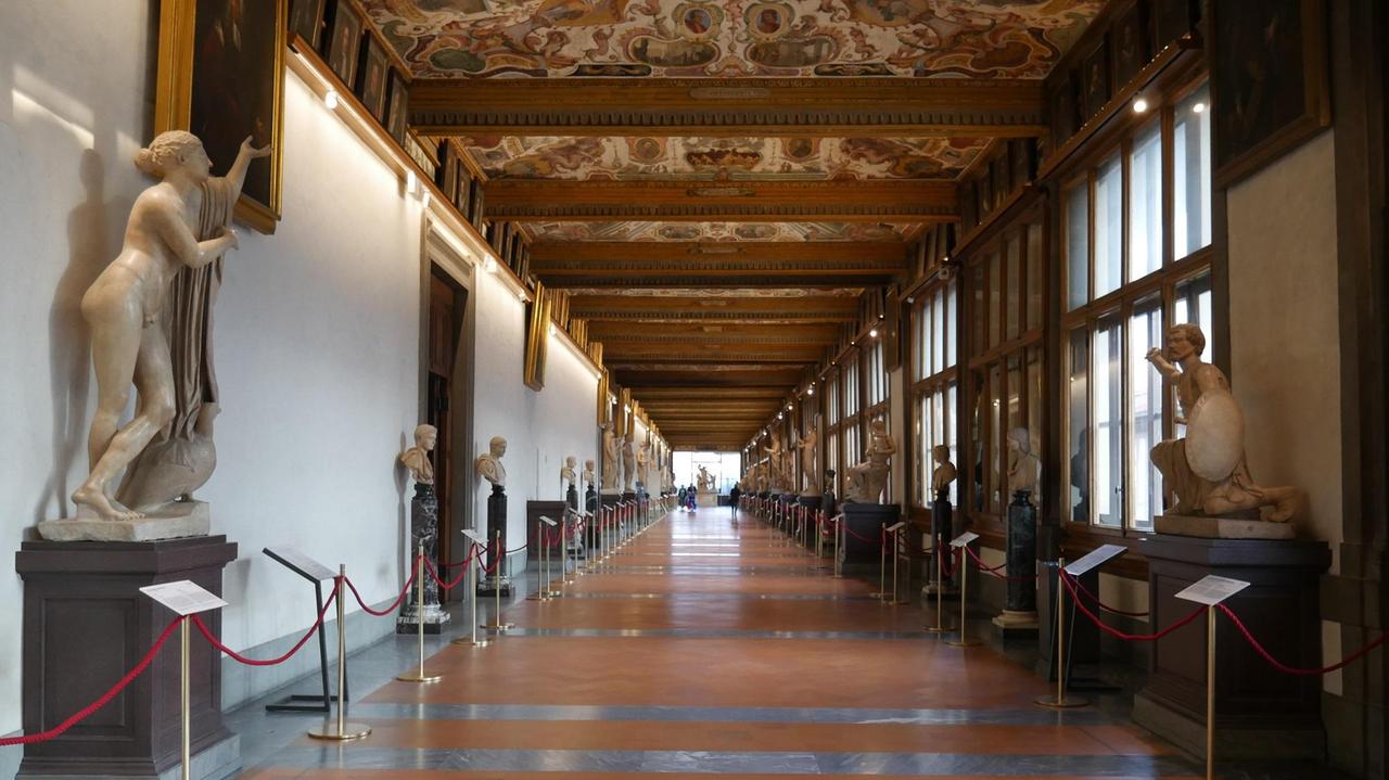 Visitare virtualmente gli Uffizi? Si può, grazie a due fortemarmini