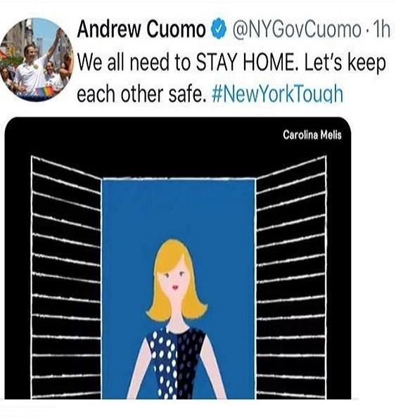 Viene dall’isola il video di Cuomo