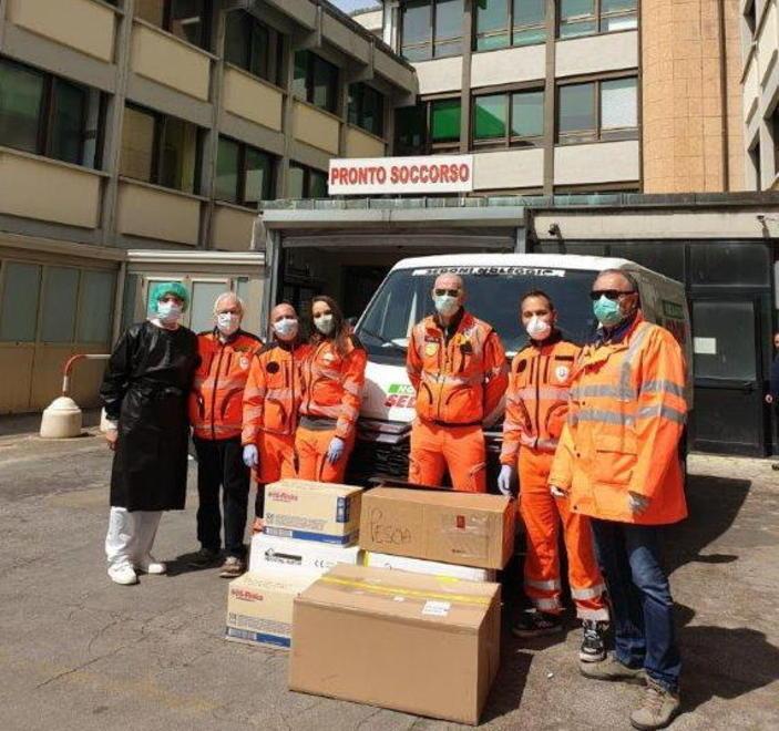 Dalla Pubblica Assistenza donazioni al Cosma e Damiano 