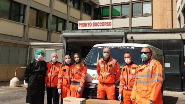 Dalla Pubblica Assistenza donazioni al Cosma e Damiano