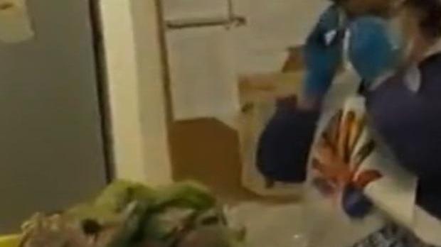 Staffetta partigiana della San Vincenzo Cibo ai bisognosi