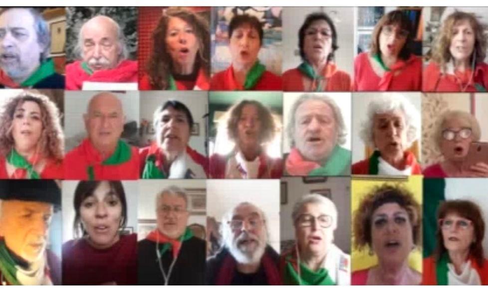 Il coro dell’Anpi canta Bella ciao
