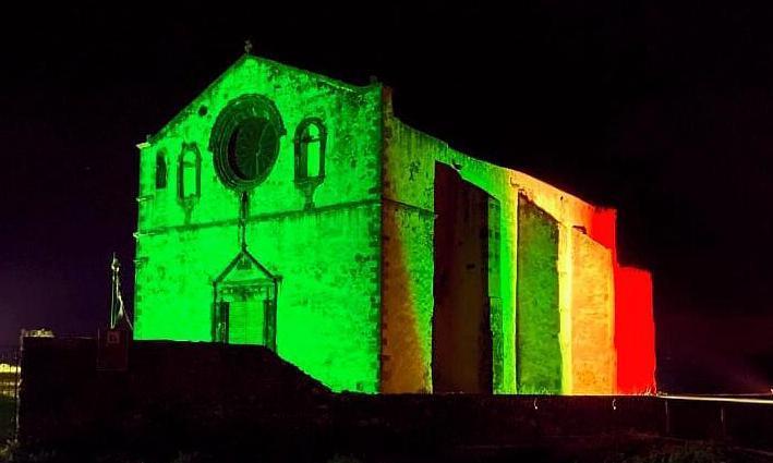 Il tricolore illumina San Bachisio