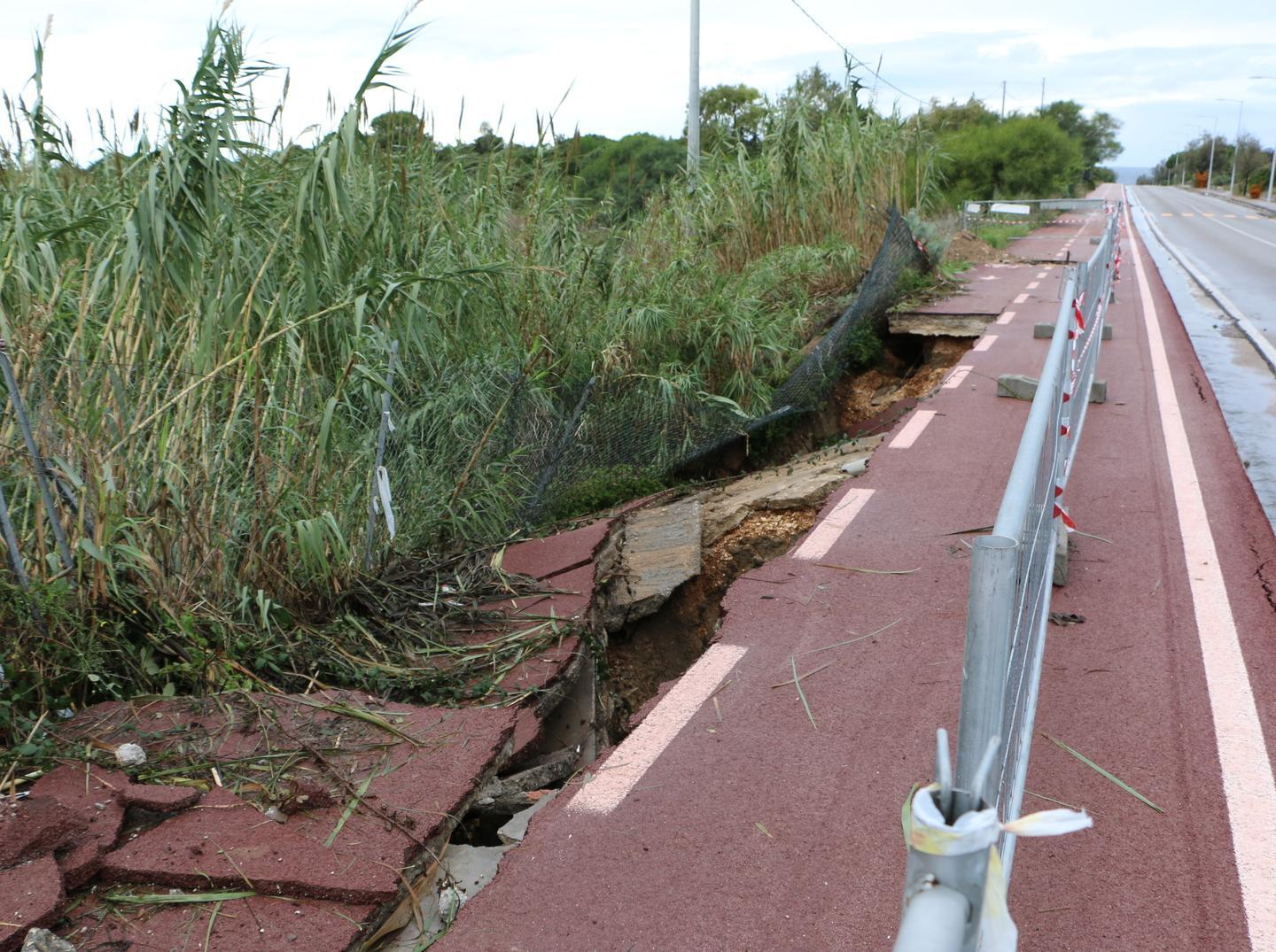 Crollo sulla ciclabile, arrivano i fondi 
