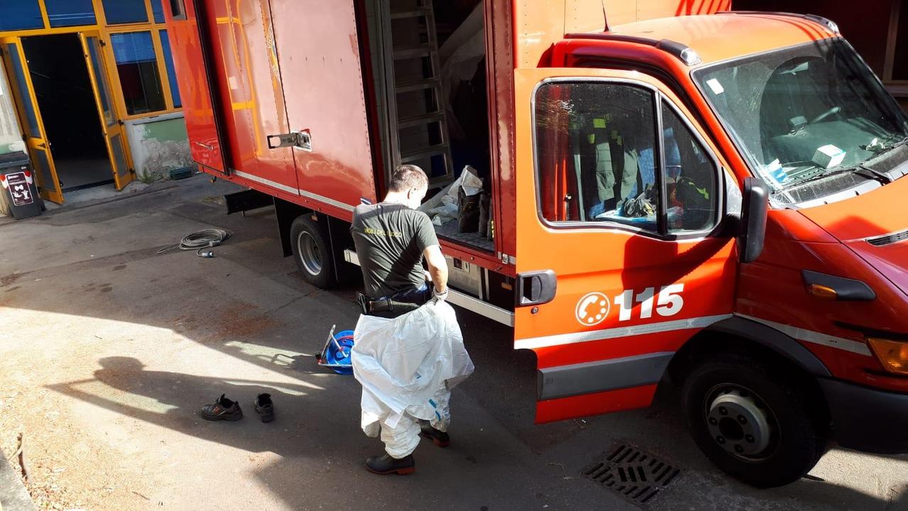 Intervento di sanificazione alla San Giovanni Bosco di Modena