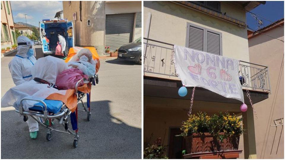 Nonna Flora guarisce a 94 anni, l'accoglienza è da star: "Che bello rivedervi, è un sogno" - Video 