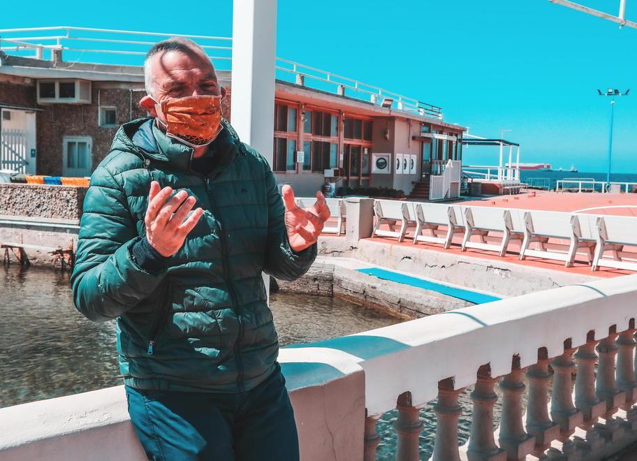 Riccardo Ganni, gestore dei bagni Lido all’interno dello stabilimento balneare