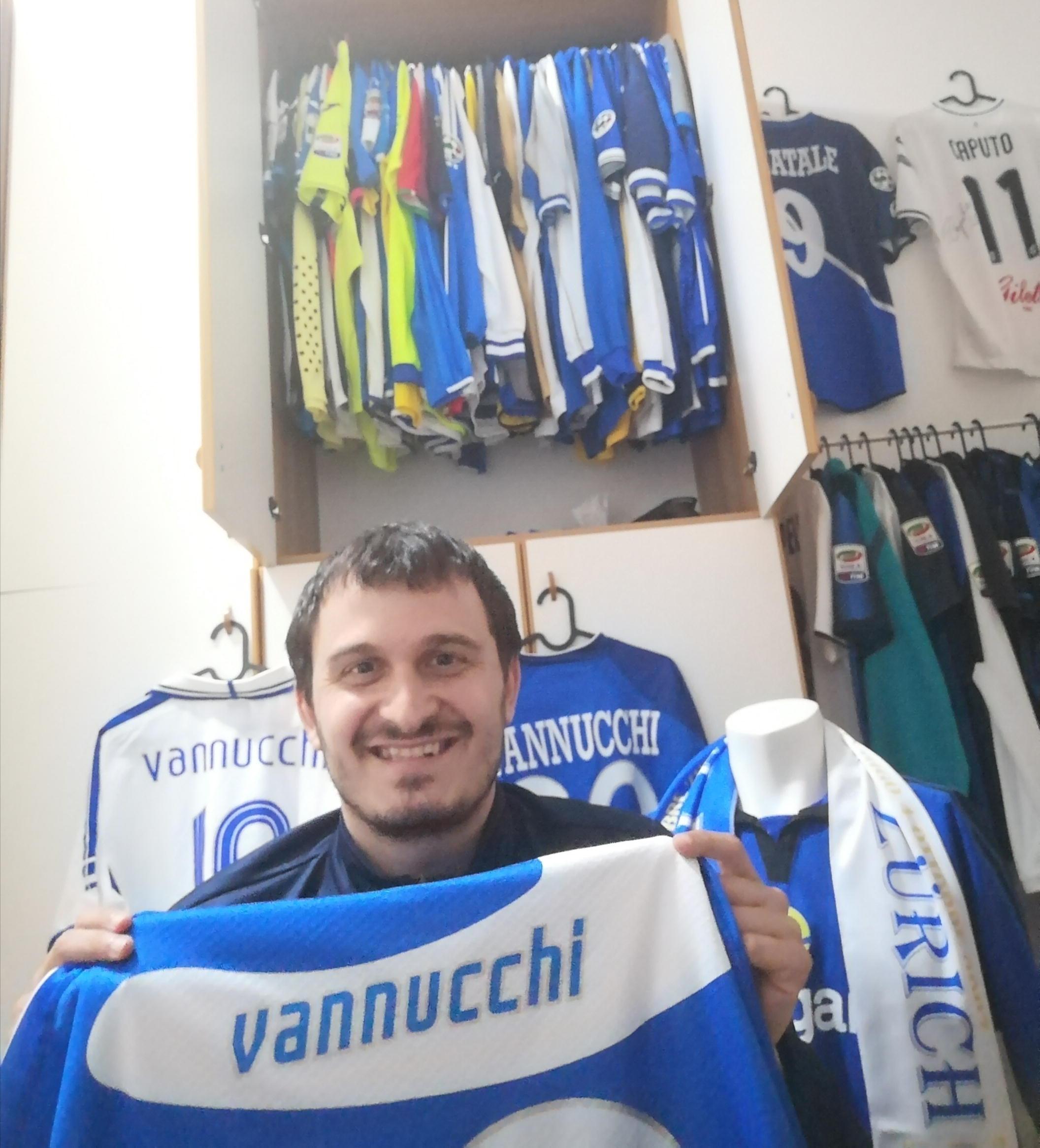 Saverio Vincenti, tifoso dell’Empoli e dell’ex fantasista Ighli Vannucchi