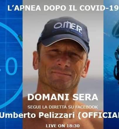 Apnea, il pluricampione mondiale Pelizzari in diretta facebook dal Diving dell’Asinara