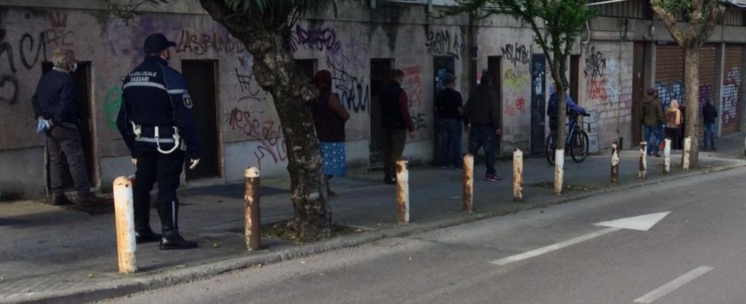 Coronavirus, Sassari: intervento "gentile" per fermare l'assalto alla Casa della solidarietà