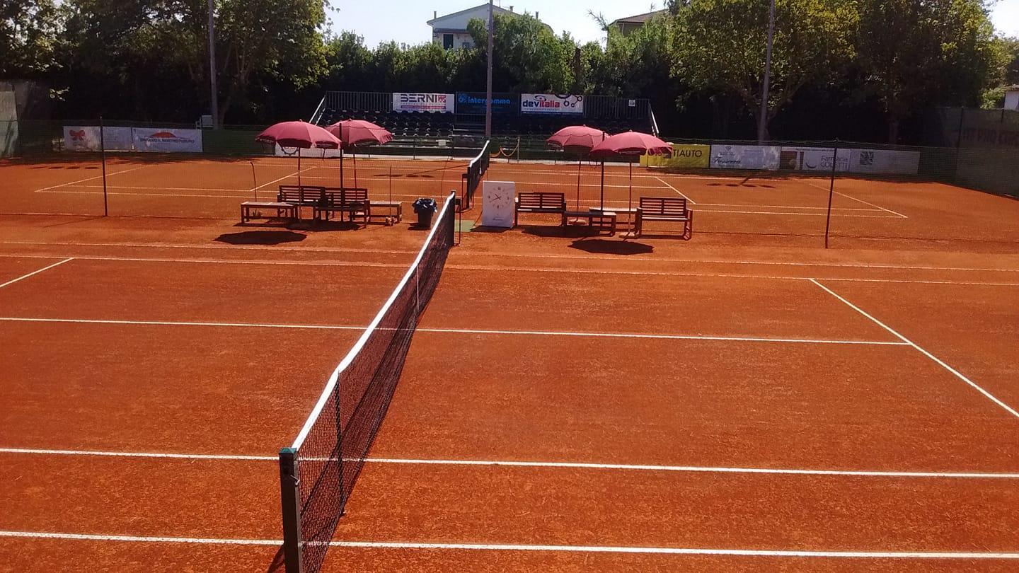 Una veduta dei campi del Circolo Tennis Pontedera