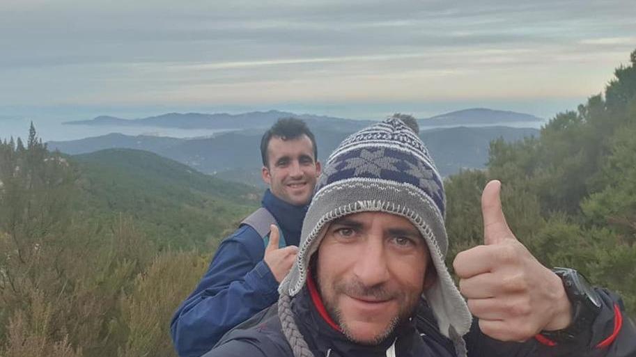 Gambini scalda i muscoli «La montagna è la mia vita»