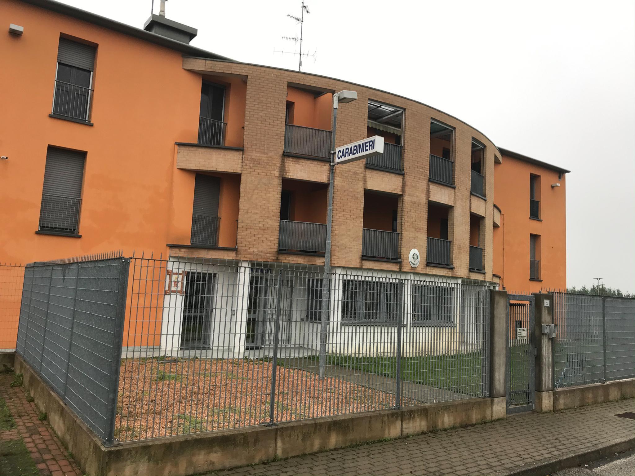 La caserma dei carabinieri di Campagnola