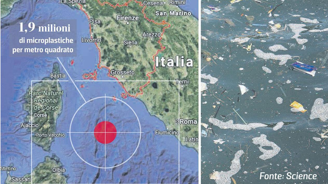 Nel mar Tirreno la più grande discarica di microplastiche. Da dove arrivano? Anche dall'Arno