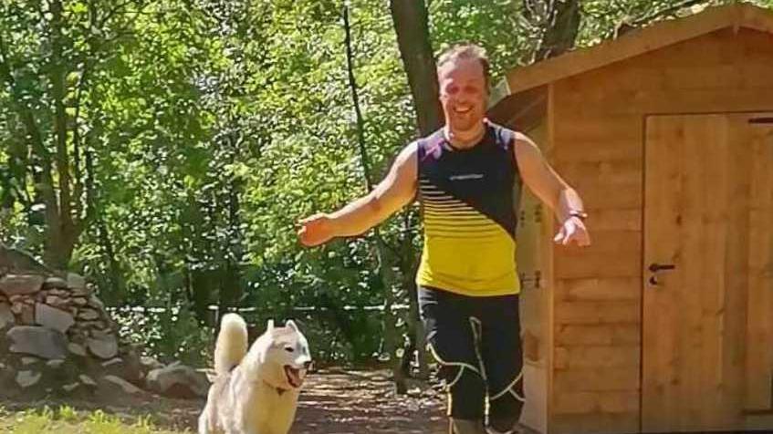 Andrea Lanfri con la sua Kyra