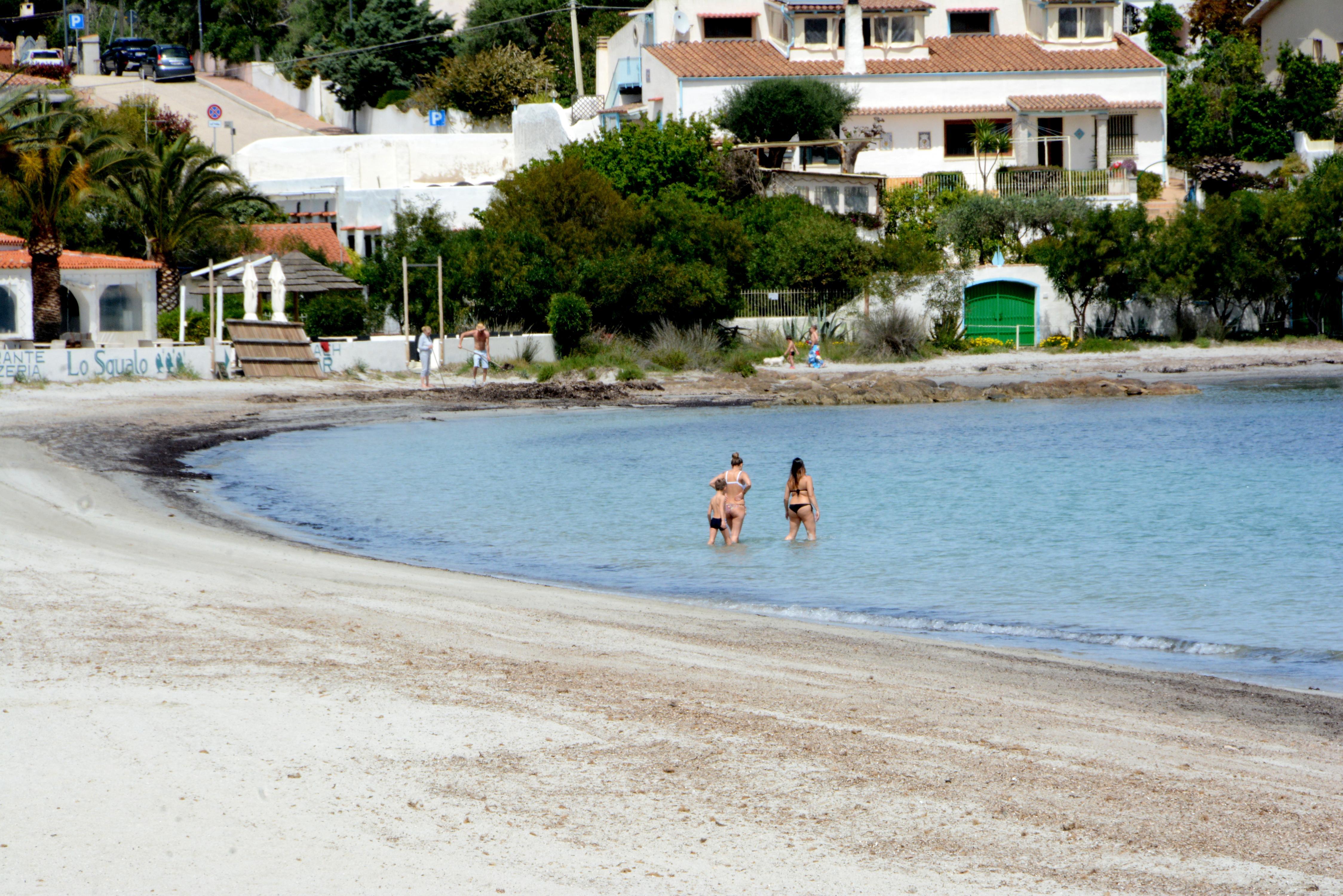 La spiaggia dello squalo a Olbia (foto Gavino Sanna)