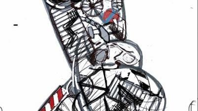 Più difficile con i rifiuti realizzare una scultura