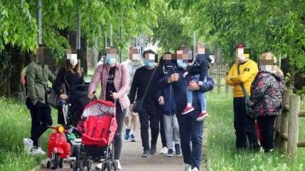 Controlli nei giardini e sulle piste ciclabili