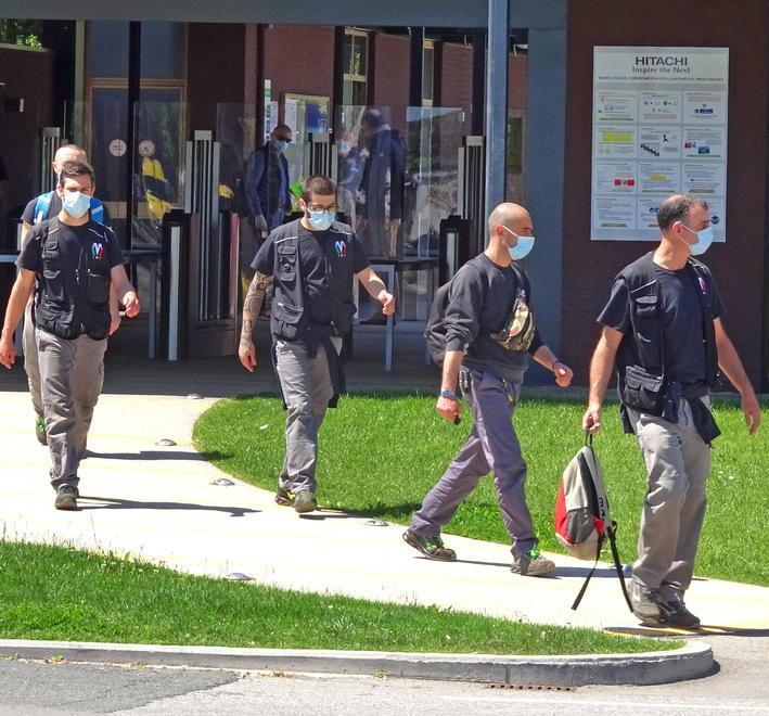 Hitachi, 340 lavoratori sono rientrati in fabbrica 