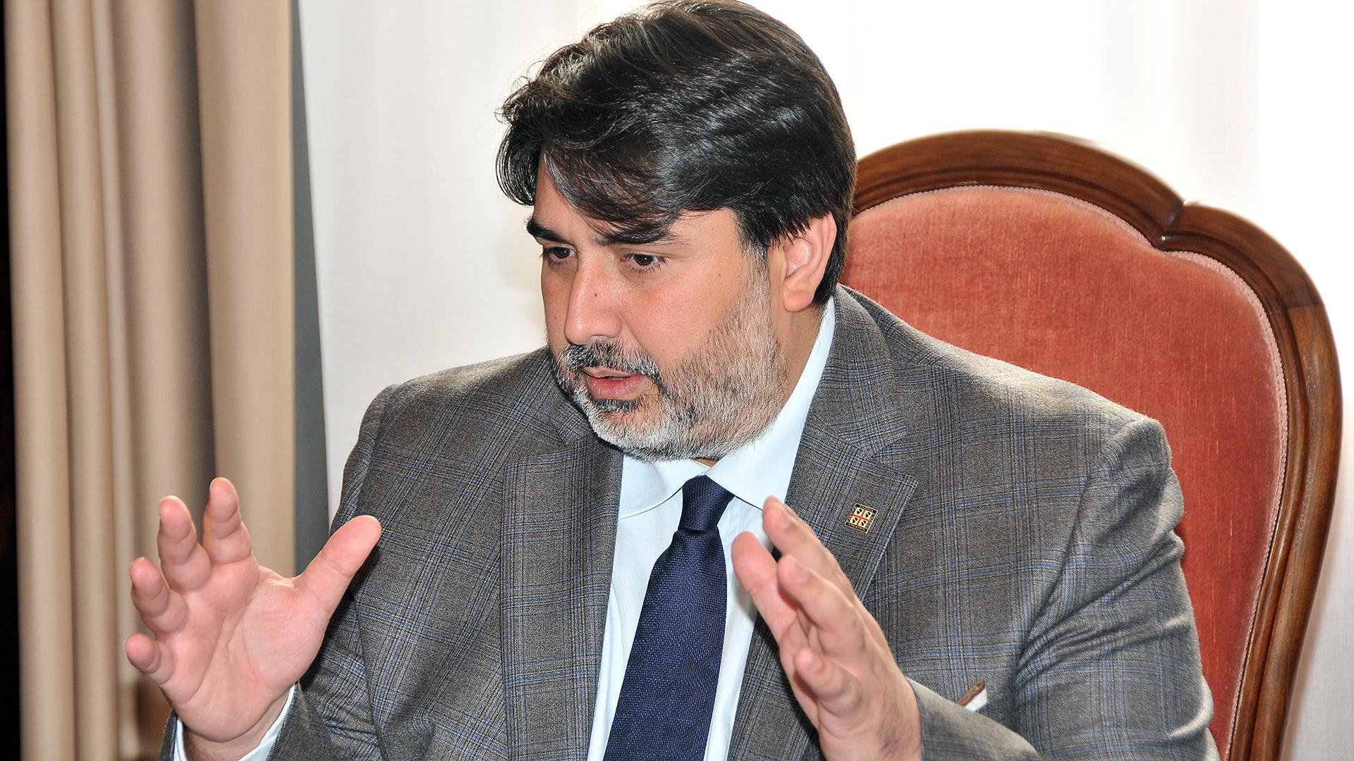 Il presidente Christian Solinas