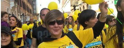 La marcia a Roma sul male invisibile