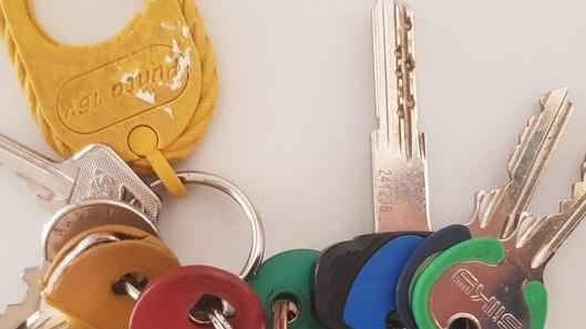 Un mazzo di chiavi trovato in Darsena