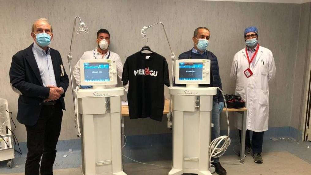 Donati all’Aou due ventilatori