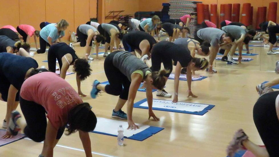 In palestra non è facile mantenere le distanze di sicurezza