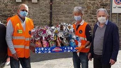 Il grazie del sindaco per le 200 uova donate dal Conad
