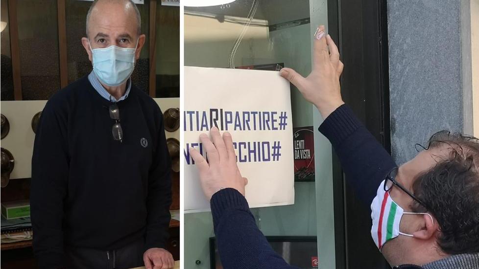Il grido dei commercianti: «Fateci riaprire Fucecchio»