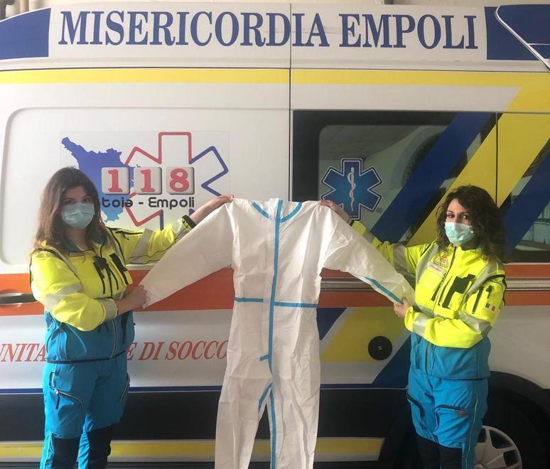 Tute protettive alla Misericordia