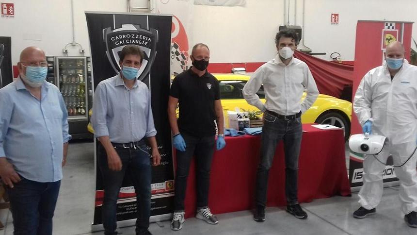Un pit stop speciale per le ambulanze al Ferrari Club