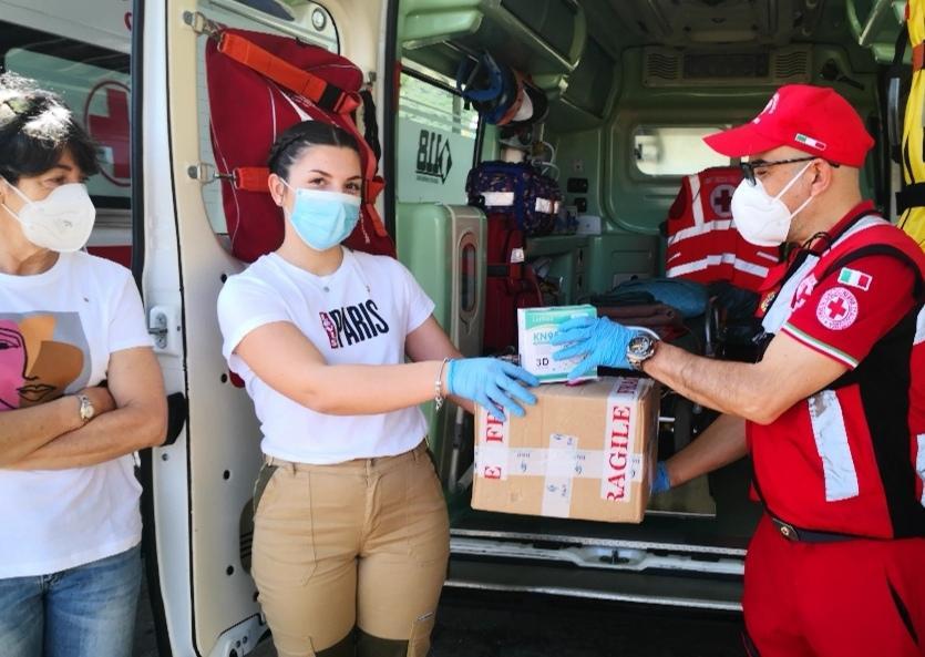 I giovani di Bosa aiutano la Croce rossa 