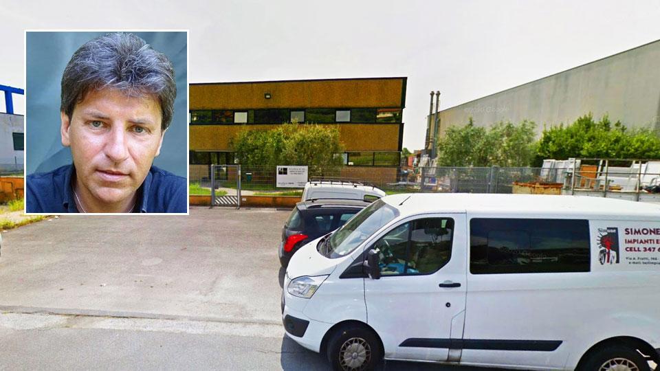 L’esterno della ditta Icav, una delle aziende versiliesi che ha chiesto il prestito garantito dal governo da 25mila euro e ilsenatore Cinquestelle Ferrara