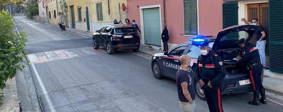 I rilievi sul luogo dell'incidente (Foto Franco Silvi)