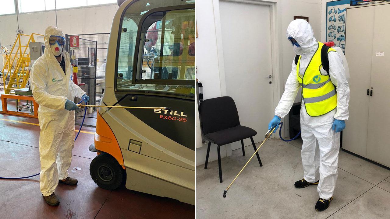L'azienda di pulizie: "Ecco cosa vuol dire sanificare. Nuovo business? Non è proprio così»