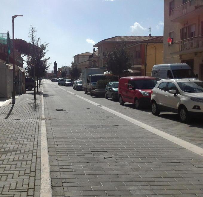 La Maremmana cambia volto, asfalto al posto delle betonelle 