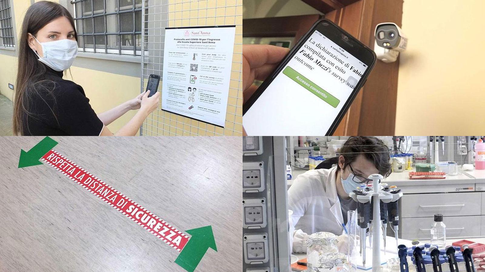 Qr code, app e scanner: il modello avanzato della Scuola Sant’Anna per tornare in università 