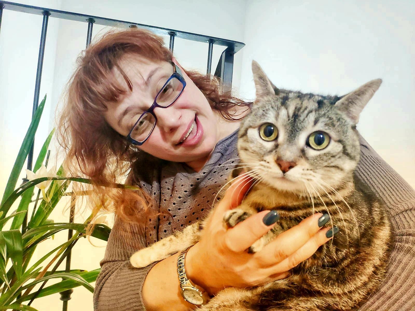 Anita e lo splendido Enea: “micione peluche” e... sveglia infallibile