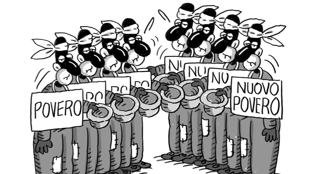 La vignetta di Gef, nell'isola 120mila nuovi poveri