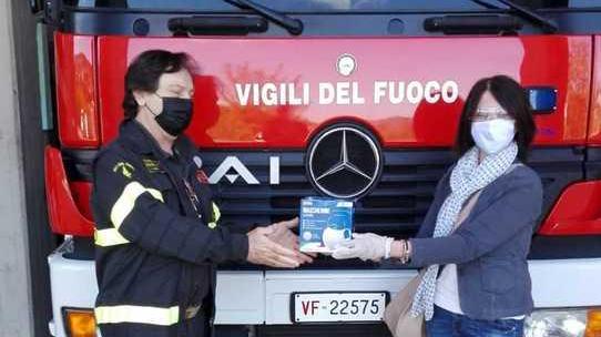 Mascherine di Gens Nova per pompieri e detenuti