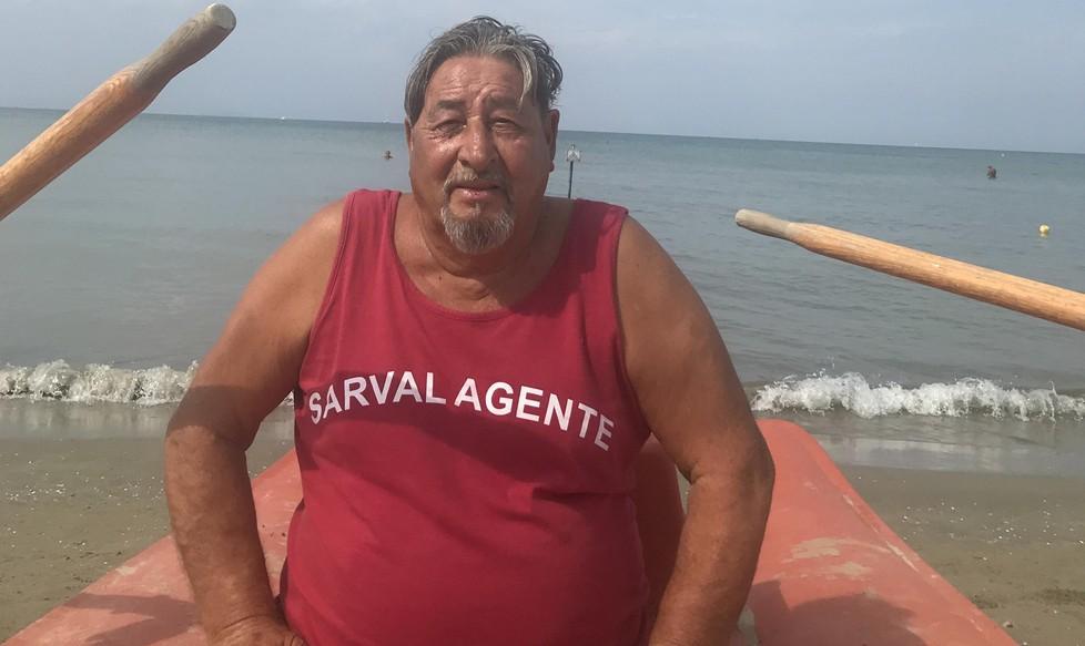 Giuseppe Pancaccini al Calambrone ai bagni Nirvana