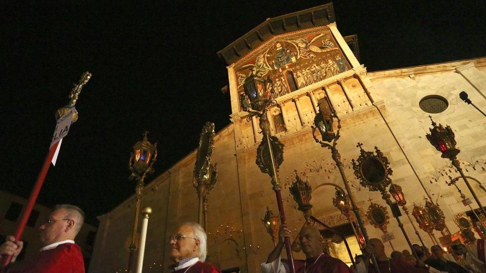 Solo luci a led per la Luminara di Santa Croce