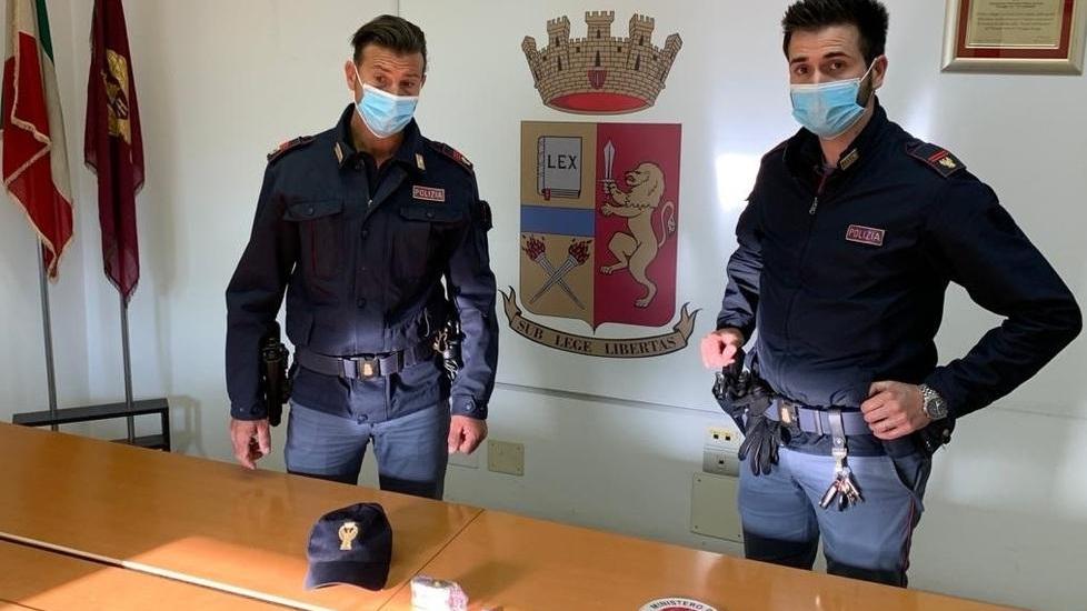 Fermato con 100 grammi di hashish