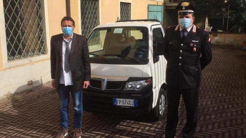 Ritrovato il Porter che era stato rubato al comune di Pescia