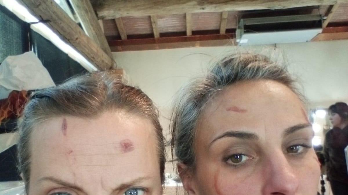 Valentina Tomljanovic insieme alla sua collega Dalia Colli