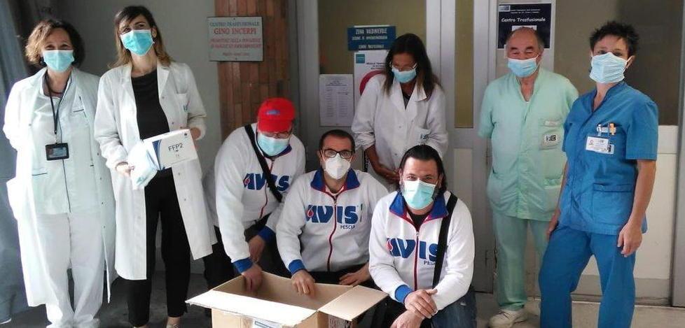 L’Avis ha donato 1.450 mascherine all’ospedale 