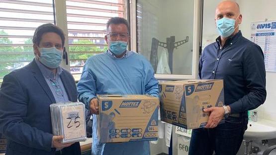 Donate 1.300 mascherine ai medici di famiglia