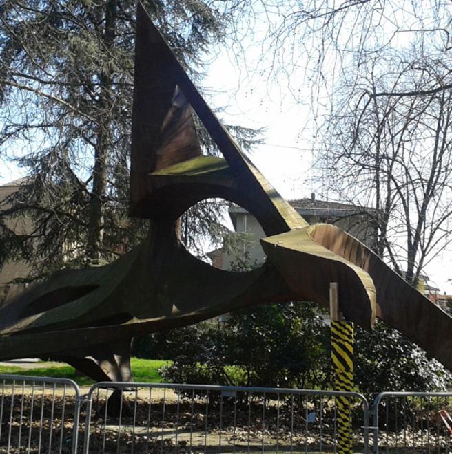 Parco della Resistenza L’opera della discordia messa in sicurezza 