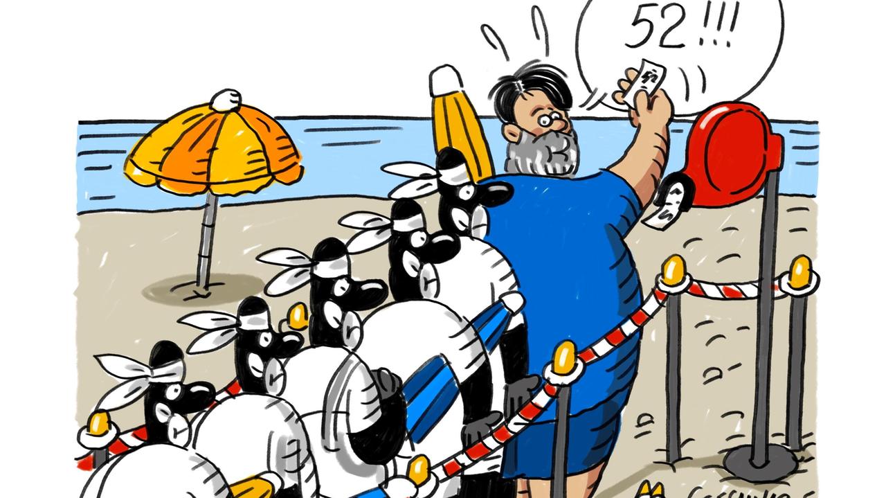 La vignetta di Gef: le spiagge sarde restano libere, ma con regole di accesso